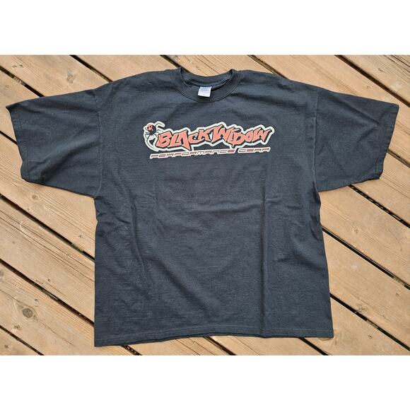 Black Widow Performance Gear Graphic Shirt "Wide F#!kin Open" Mens XXL - Picture 2 of 6